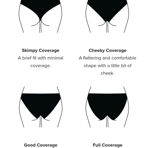 NWOT Ripcurl Women's Bikini Bottom Blue White Stripe Cheeky Coverage - Picture 11 of 11